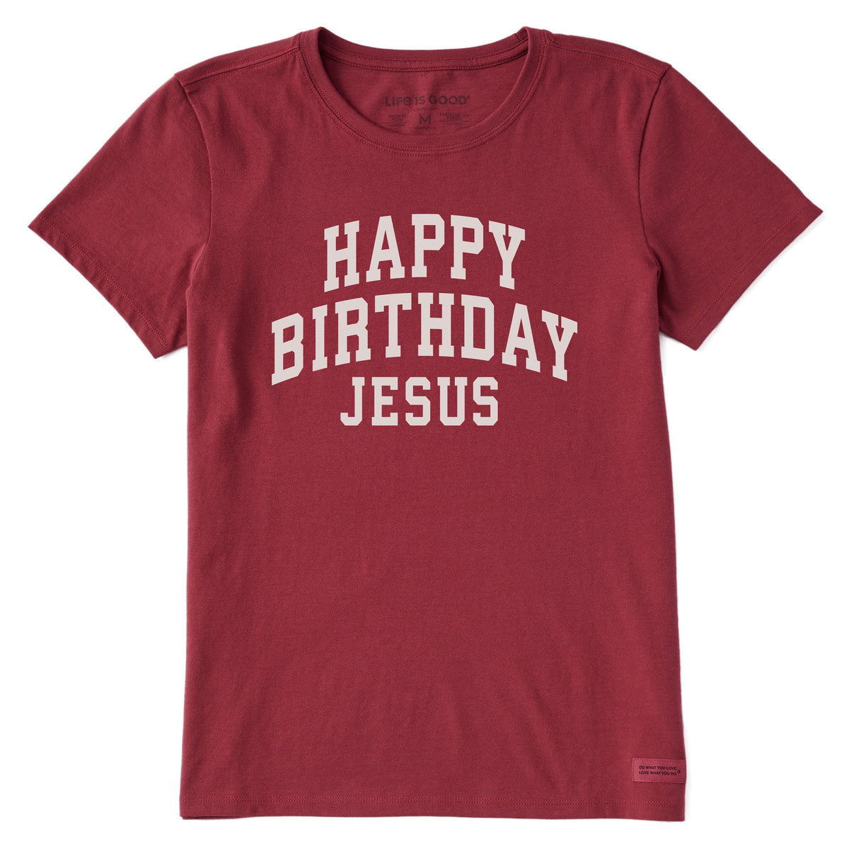 Women's Happy Birthday Jesus Arch Short Sleeve Crusher Tee product image 3