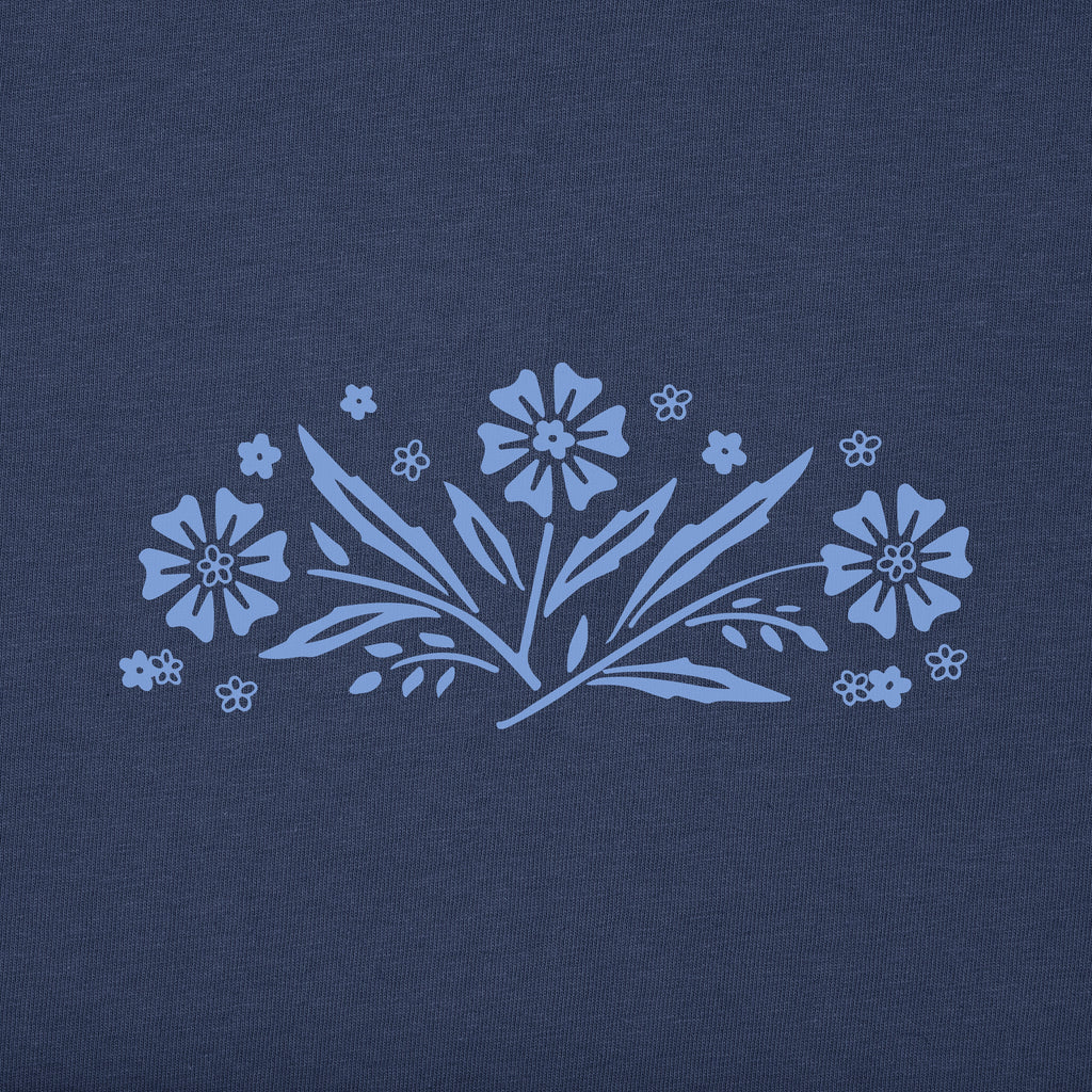 Women's Retro Floral Long Sleeve Crusher Boxy Tee product image 6