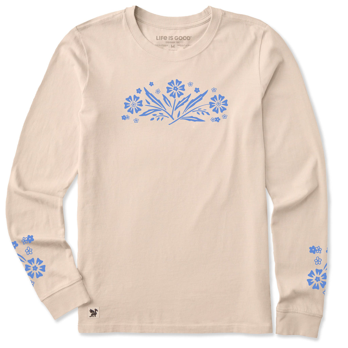 Women's Retro Floral Long Sleeve Crusher Tee product image 13