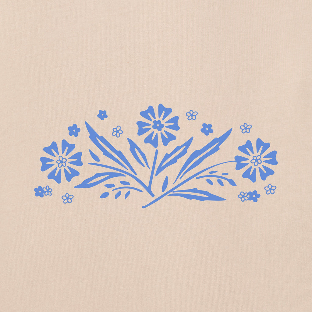 Women's Retro Floral Long Sleeve Crusher Tee product image 14